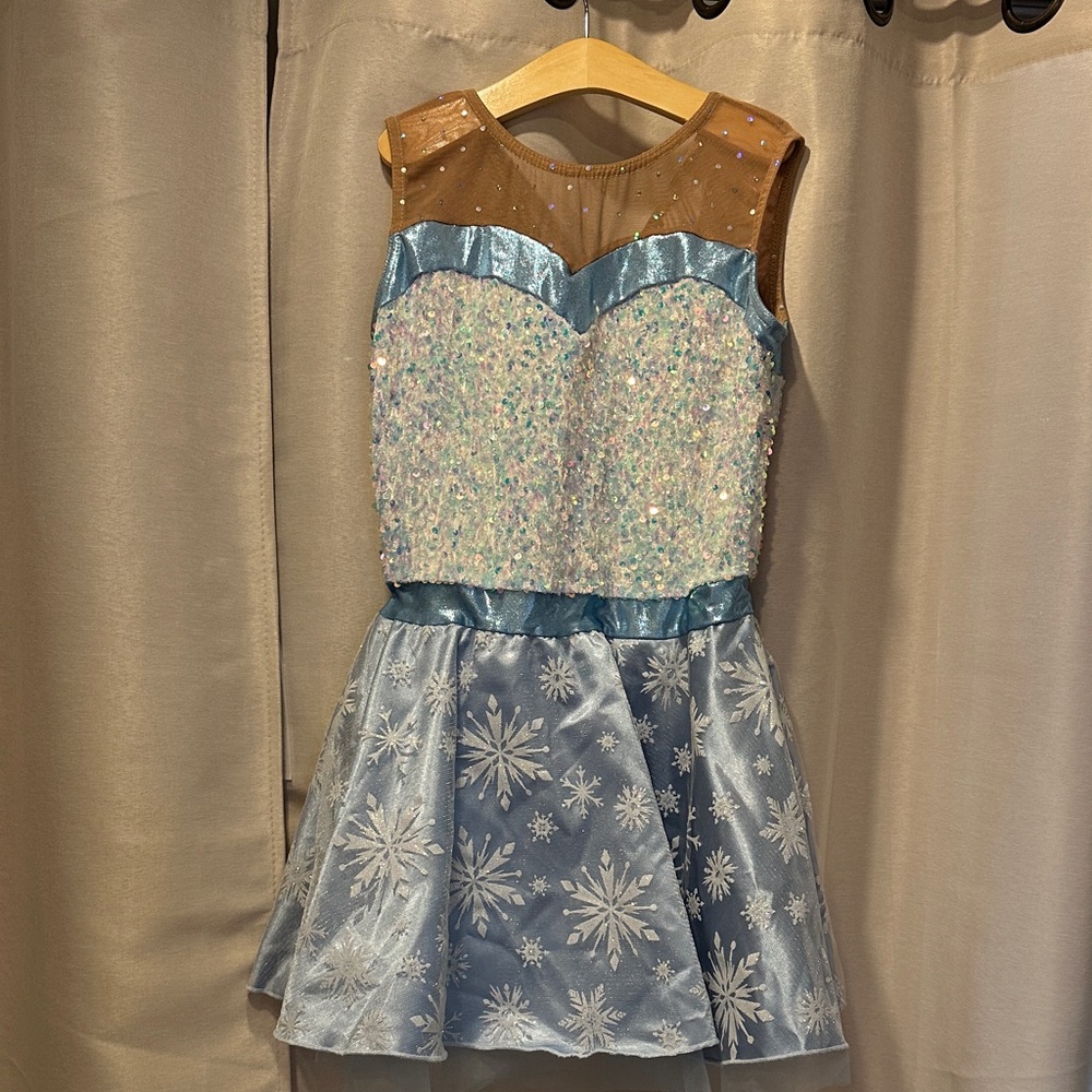 Wish Sequin Blue and Tan Costume